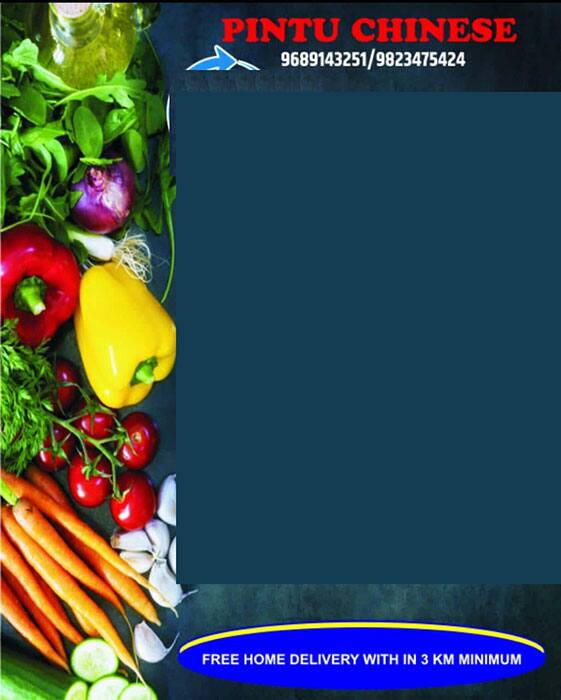 Menu of Pintu Chinese And Home Delivery, Lonavala, Pune