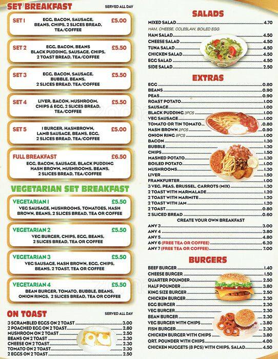 Chef's Delight Menu, Menu for Chef's Delight, Turnpike Lane, London Zomato UK