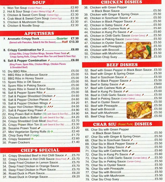 Ho Fat Menu, Menu for Ho Fat, Prestwich, Manchester - Zomato UK