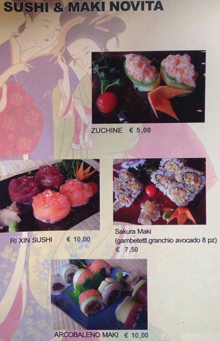 Menu di Ri Xin 