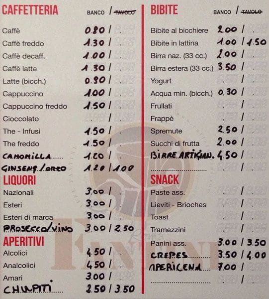 Menu di Qualunquemente 