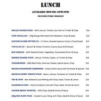 Bribie Island Bowls Club Menu Menu For Bribie Island Bowls Club Bongaree Brisbane