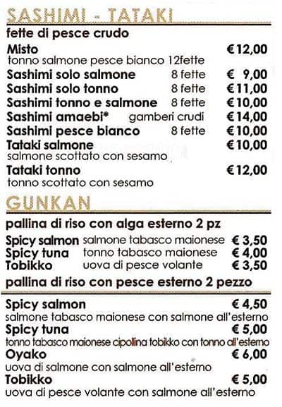 Menu di Jinzuan 