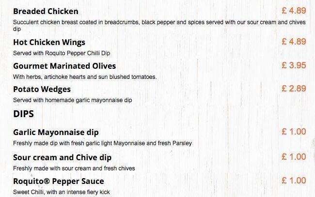 Firezza Pizza - Islington menu