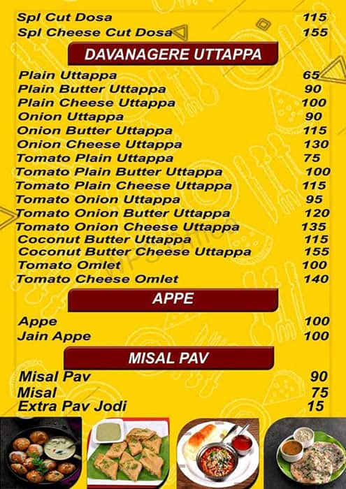 Nagbrahma menu