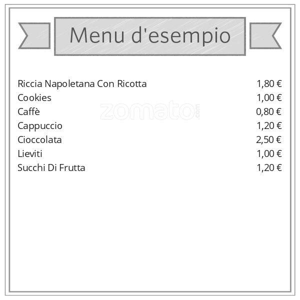 Menu di Caffé Ricci 