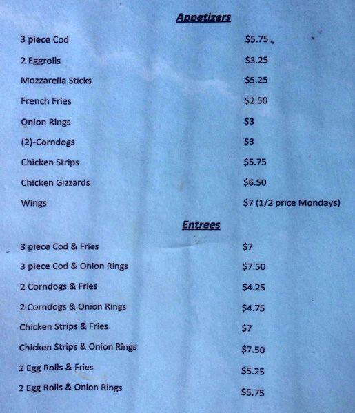 Harvey's Lounge Menu, Menu for Harvey's Lounge, Edmonds, Edmonds