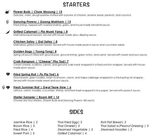 Blue Orchid Thai Cuisine Menu Menu For Blue Orchid Thai Cuisine Urban Core Jacksonville