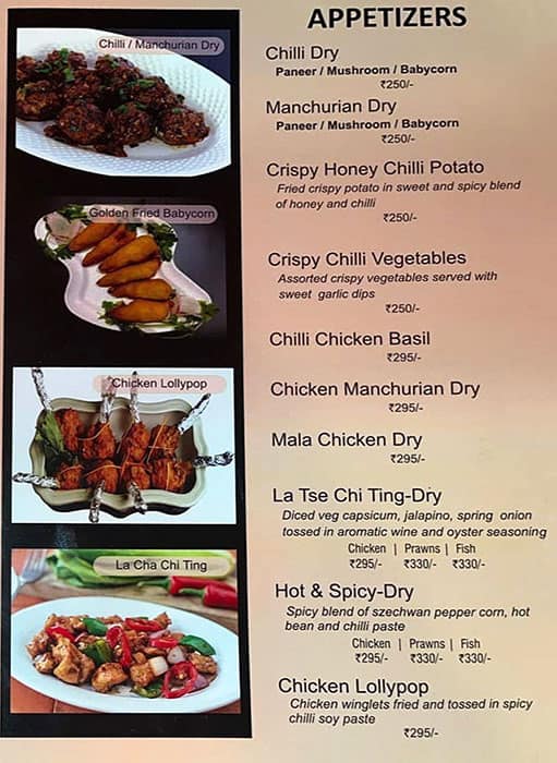 CHUNG WAH menu