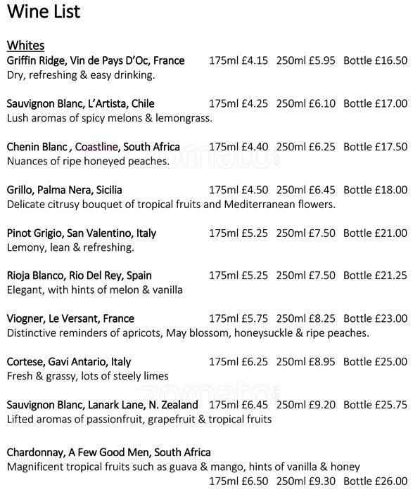 The Red Lion Menu, Menu for The Red Lion, Barnes, London Zomato UK