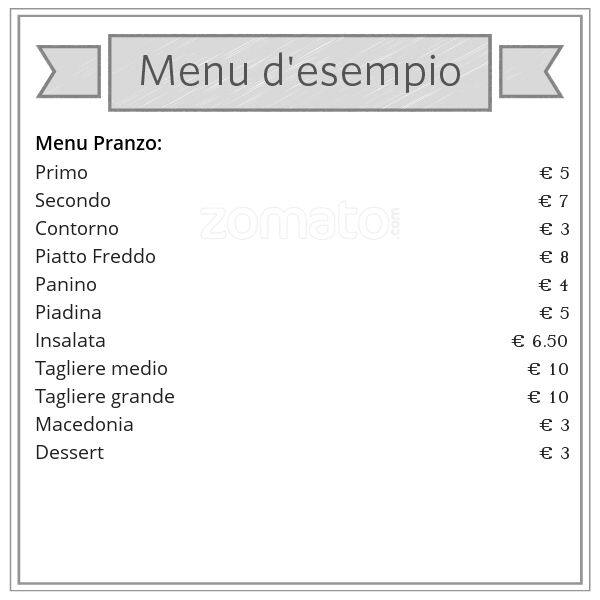 Menu di Cape Town 