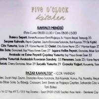 five o clock acarlar istanbul