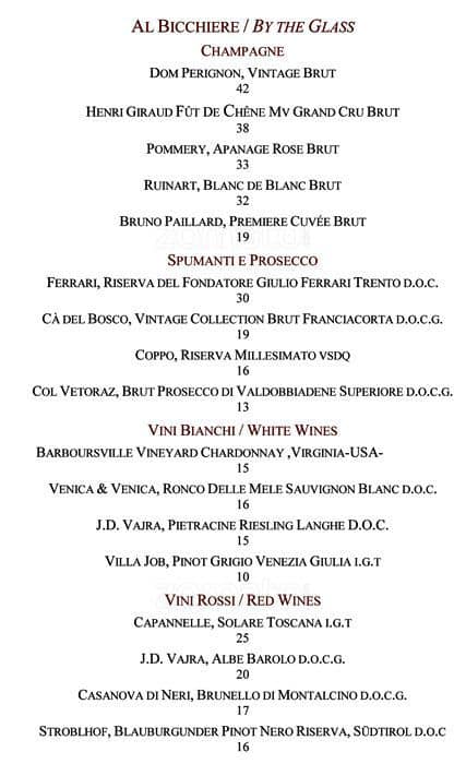 Menu di Bar Mio Caffè 