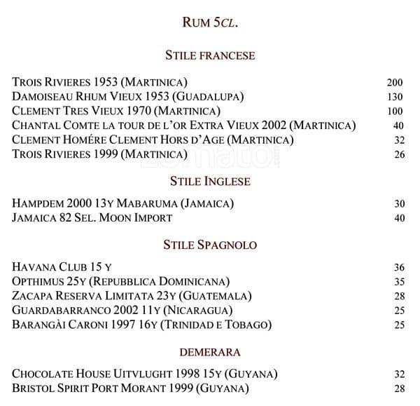 Menu di Bar Mio Caffè 