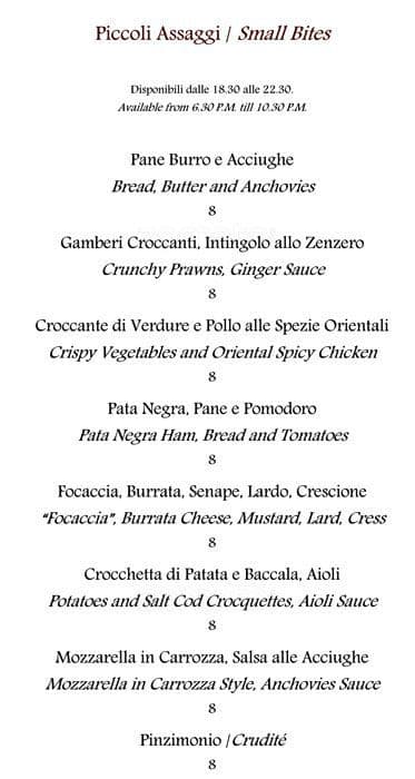 Menu di Bar Mio Caffè 