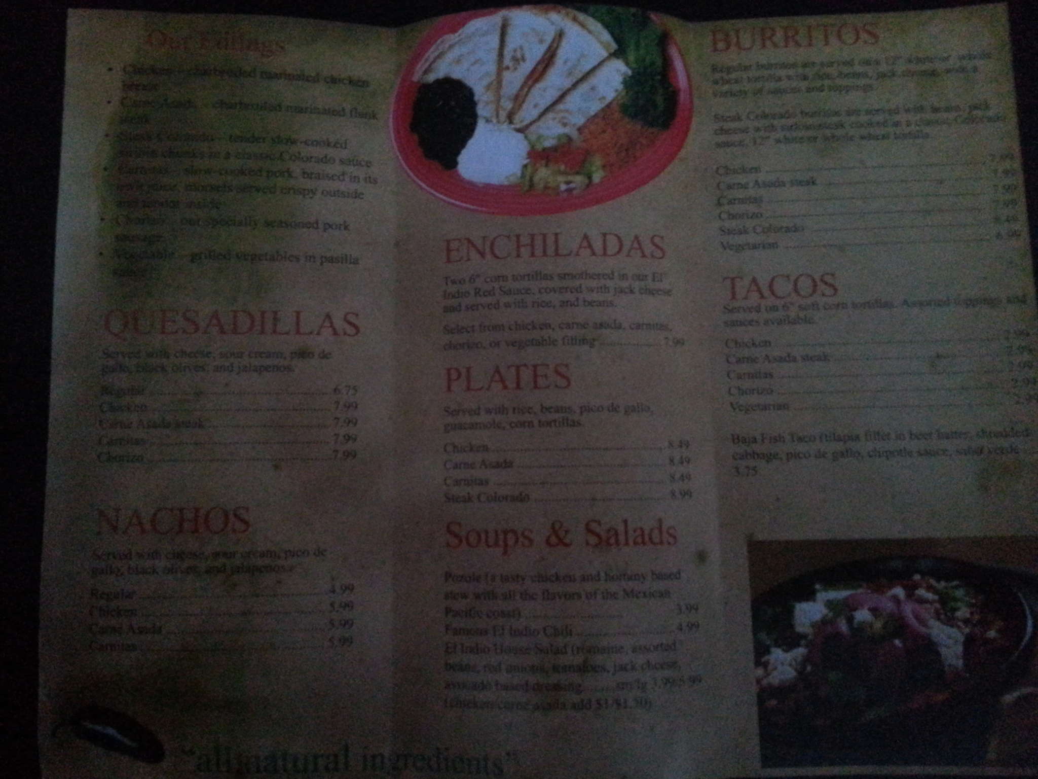 El Indio Menu, Menu for El Indio, Barrhaven, Ottawa Urbanspoon/Zomato