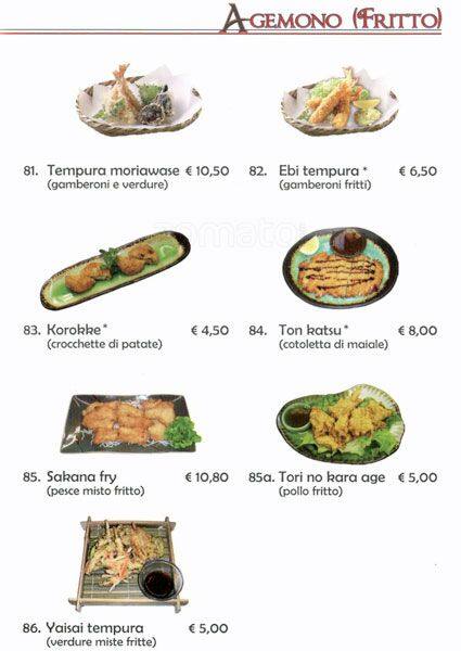 Menu di Kaiyou 