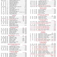 Chen S Garden Chinese Restaurant Menu
