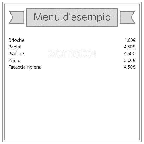 Menu di Piccolo 