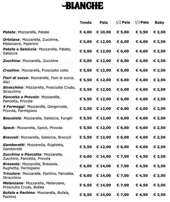 Pizza Special Speisekarte