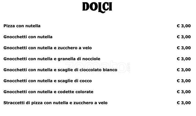 Pizza Special Speisekarte