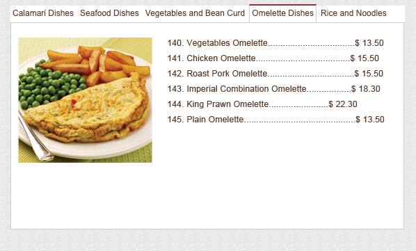 Menu At Imperial Garden Restaurant Essendon
