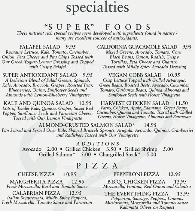 Menu at The Cheesecake Factory desserts, Memphis