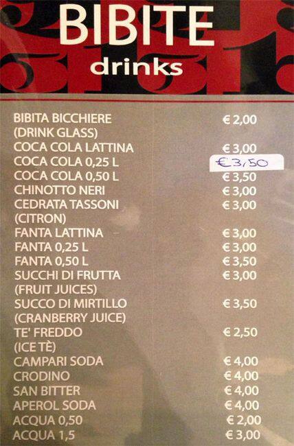 Menu di Novecentotredici Caffetteria Pasticceria Cocktail Bar 