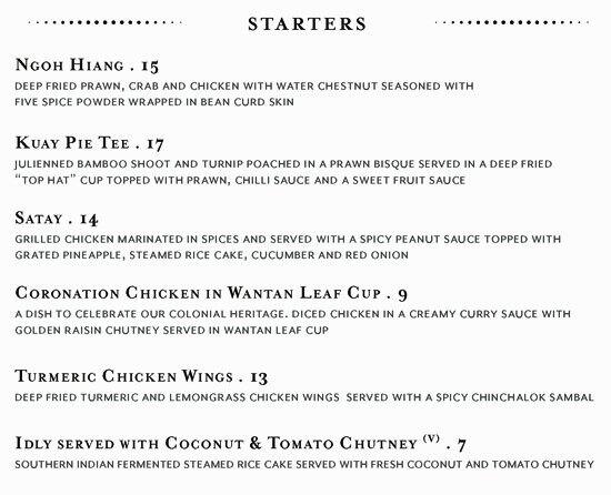 National Kitchen By Violet Oon Menu