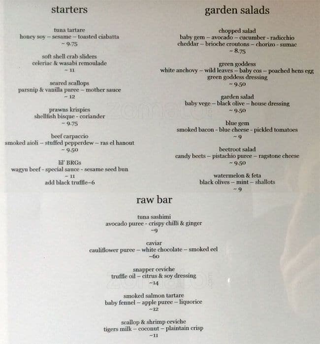 STK - ME London Menu, Menu for STK - ME London, Aldwych, London - Zomato UK