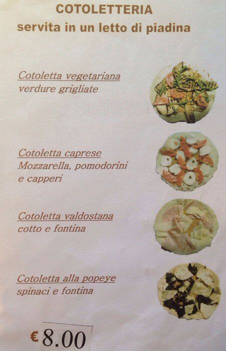 Menu di Molino delle Armi - PARTNER ELFBAR LOST MARY 