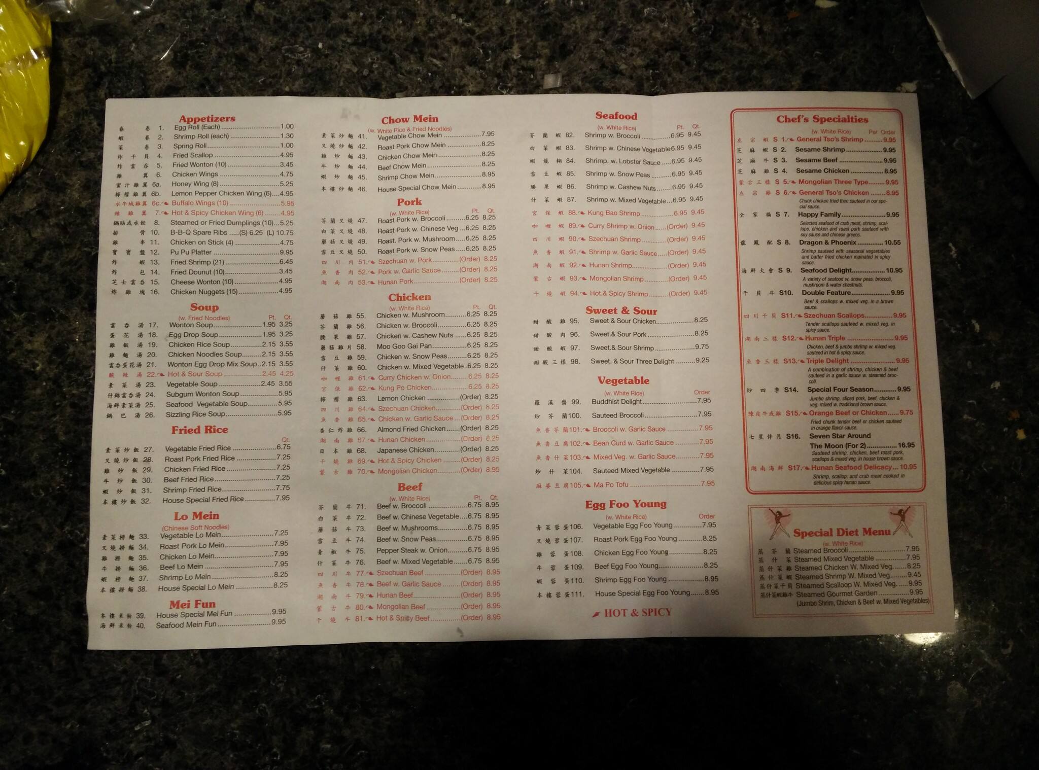 China Palace Menu Menu For China Palace Trussville Birmingham