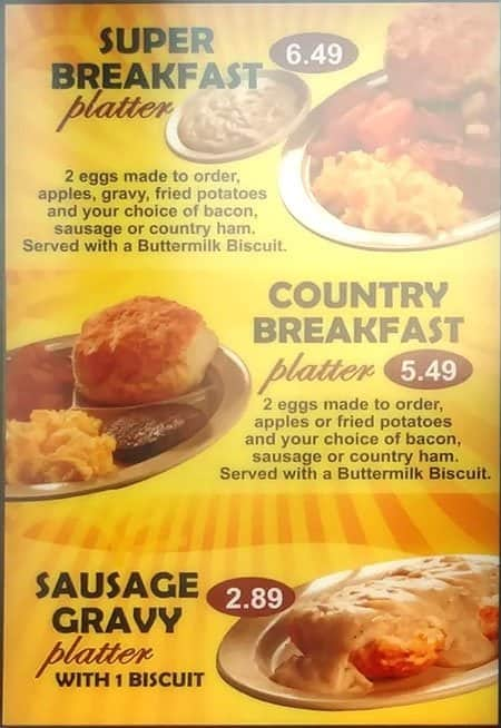 big biscuit menu