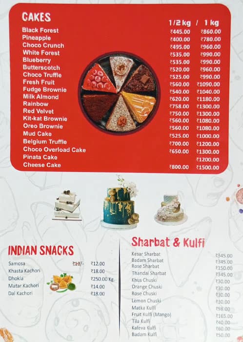 Creme N Crisp menu