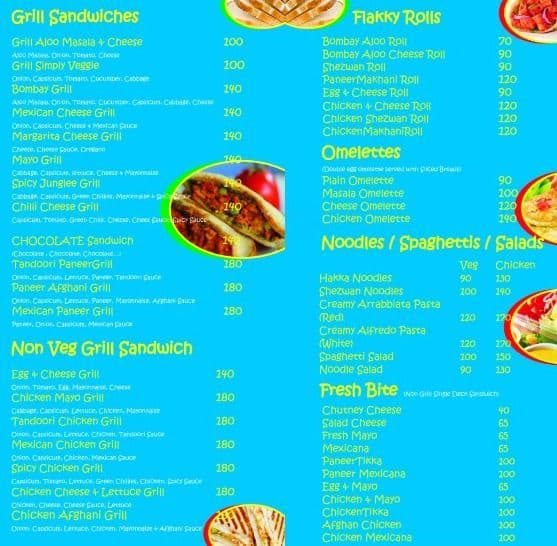 Big Sandwich Company Menu Menu For Big Sandwich Company Chakala