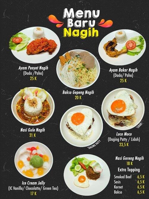 Warung Nagih Menu, Menu for Warung Nagih, Tanah Sareal, Bogor - Zomato ...