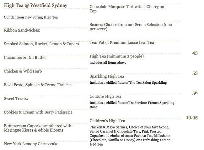 Algorithm Sydney Menu Menu at The Sydney Cafe, Sydney
