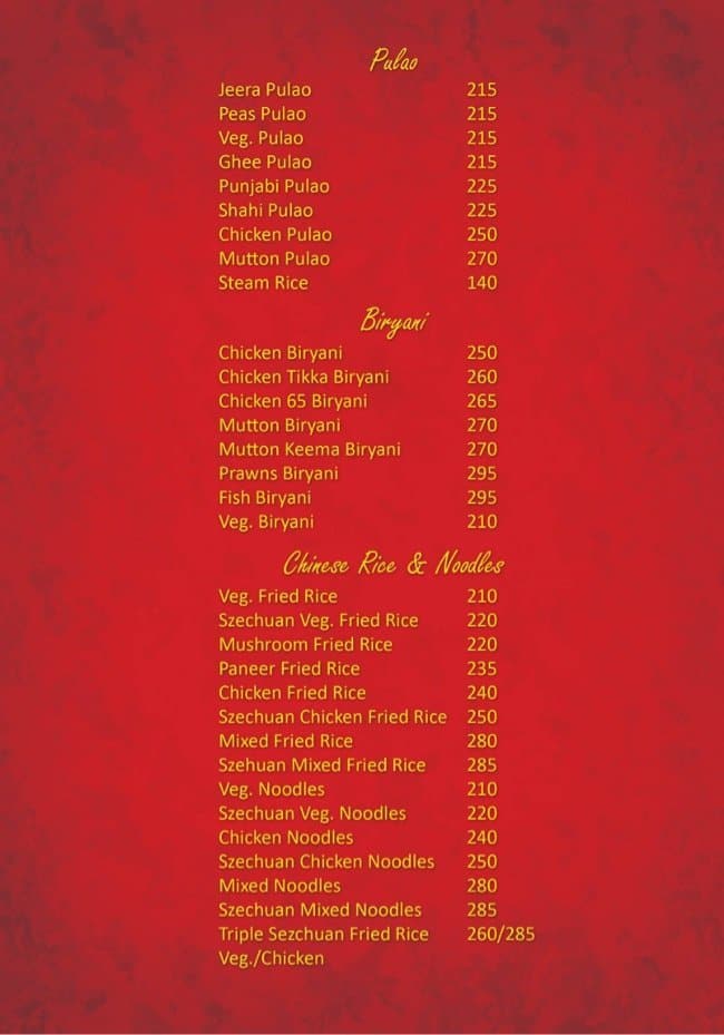 Punjabi Nation menu