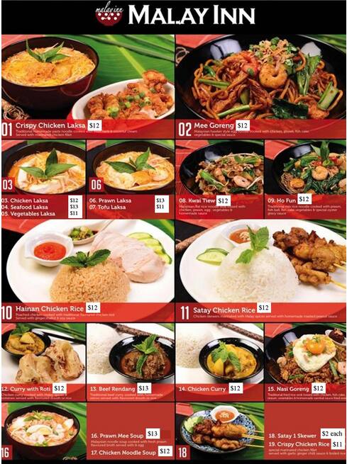 Carta de Malay Inn