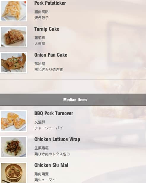 City View Restaurant menu