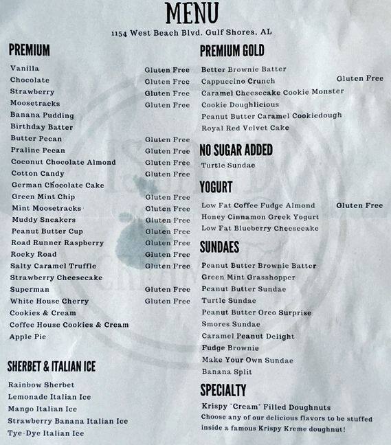 Island Ice Cream & Treats Menu Urbanspoon/Zomato