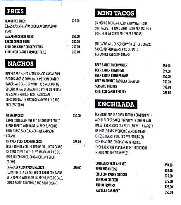 Menu at Playboy Beer Garden, Pune, Balewadi High Street