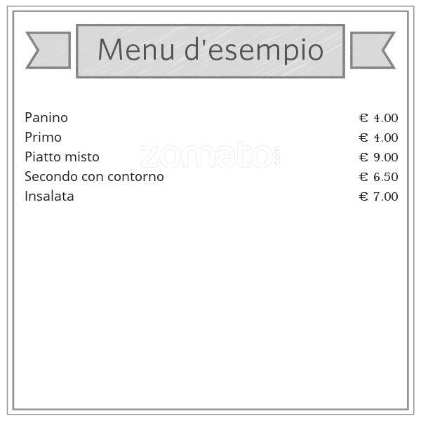 Menu di Caffè d’Angolo 
