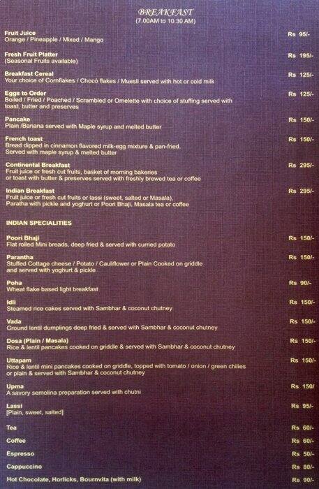 Silver Cloud Menu Menu For Silver Cloud Mi Road Jaipur Zomato