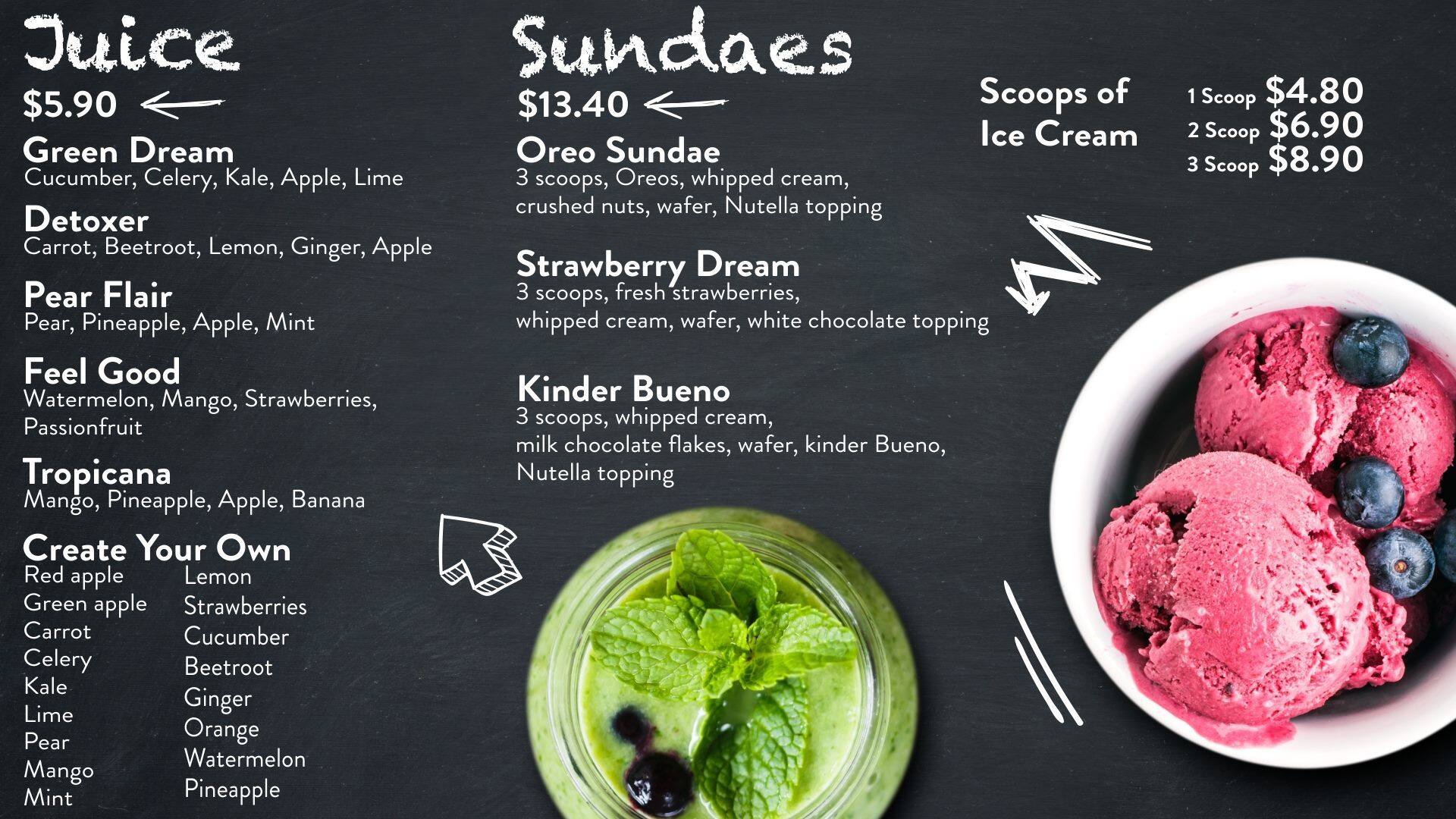 Menu at Mi Casa Cafe, Underwood