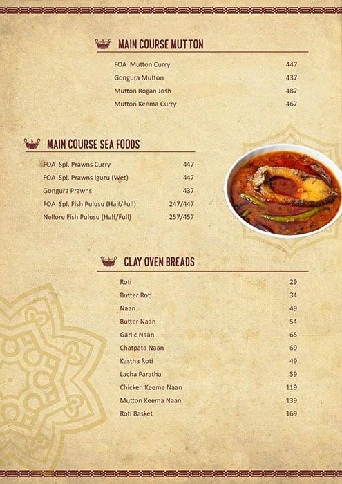 Menu at Flavours of Andhra, Pune, S.no 152 3/1/C