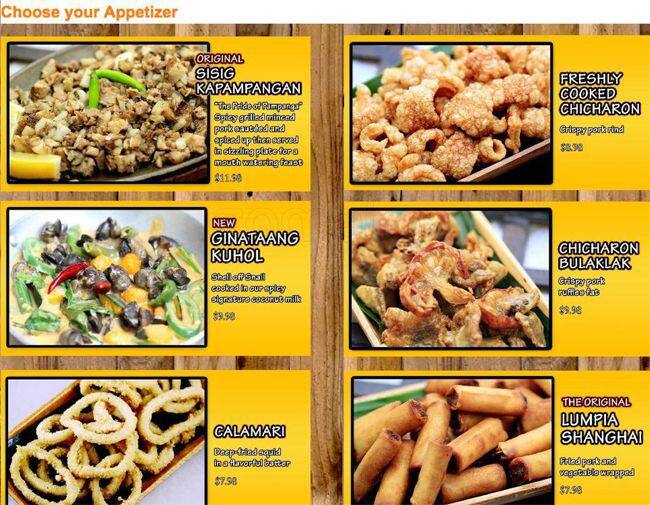 Isla Restaurant Menu For San Bruno Isla Restaurant San Bruno Menu