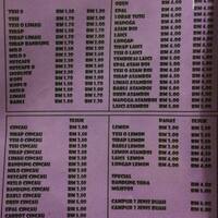 Restoran Asura Menu Menu Untuk Restoran Asura Taman Melati Kuala Lumpur