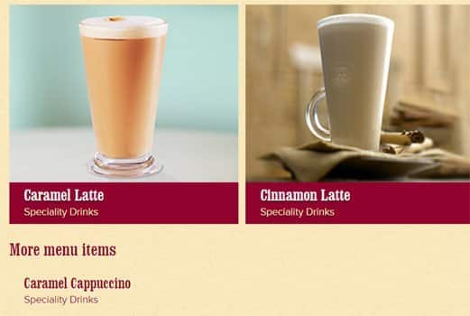 Menu At Costa Coffee Cafe, London, 4 Great Portland St