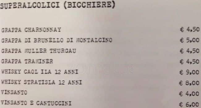 Menu di Libreria del Mondo Offeso 